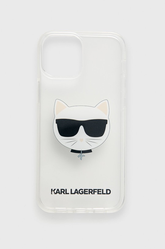 Кейс за телефон Karl Lagerfeld iPhone 13 Mini KLHCP13SCTR за телефон прозрачен KLHCP13SCTR
