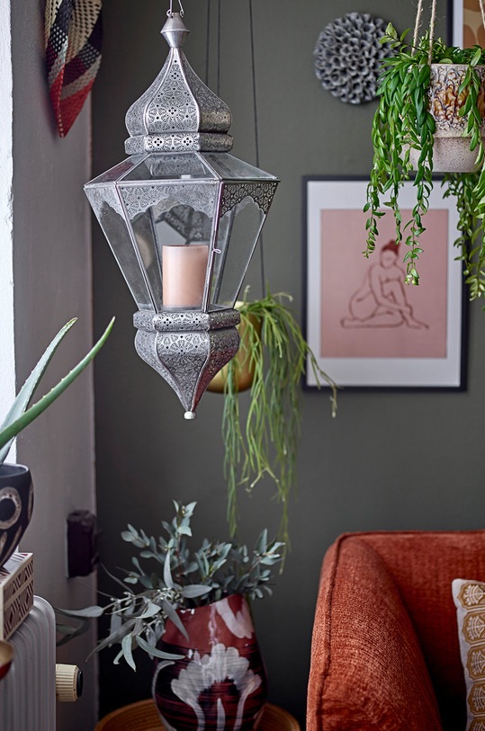 Salon i sypialnia Bloomingville dekoracja ścienna 82051794 czarny