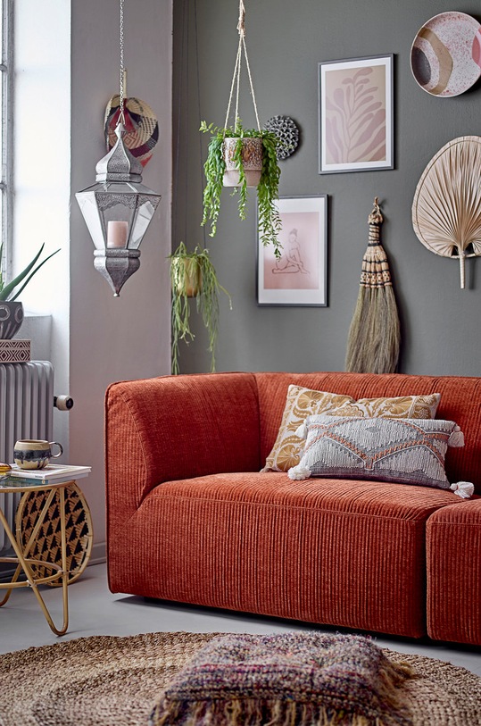 Bloomingville dekoracja ścienna 82051794 czarny