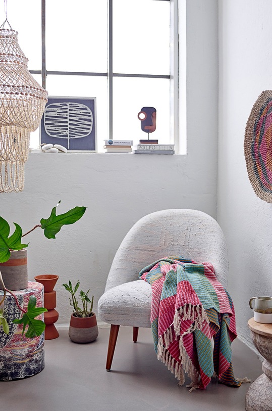 Bloomingville pled zielony 82051011