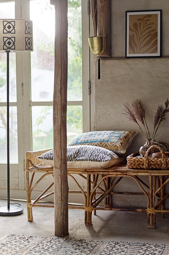 Salon i sypialnia Bloomingville dekoracja ścienna 82049905 czarny