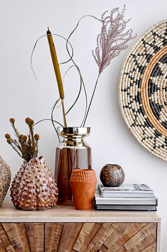 Bloomingville wazon dekoracyjny brązowy 82047529