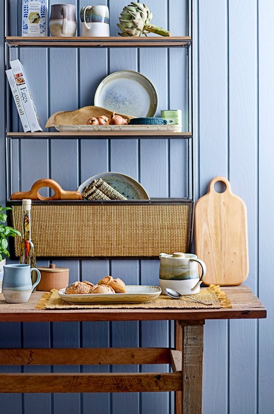 Bloomingville talerz do serwowania zielony 82044428