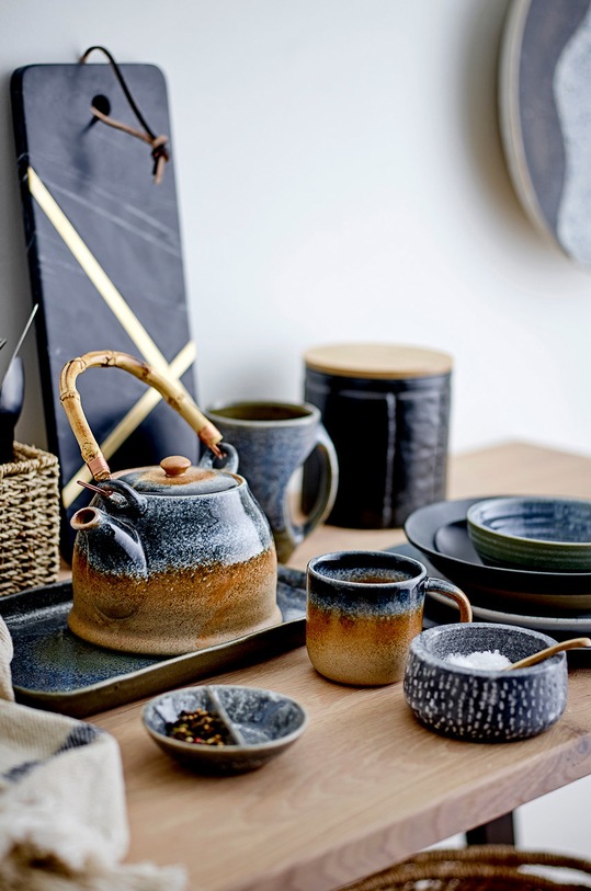 Bloomingville Konvice na čaj 82047385 modrá