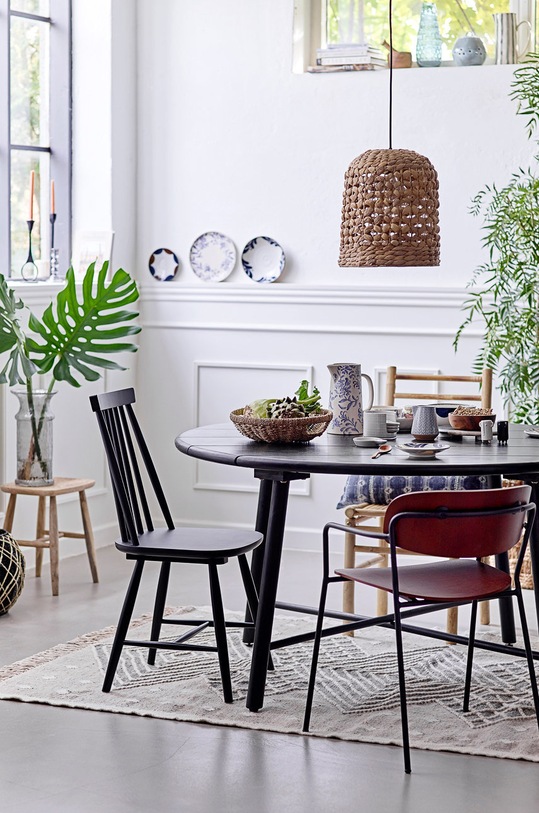 Bloomingville solniczka i pieprzniczka 82054708 czarny AA00