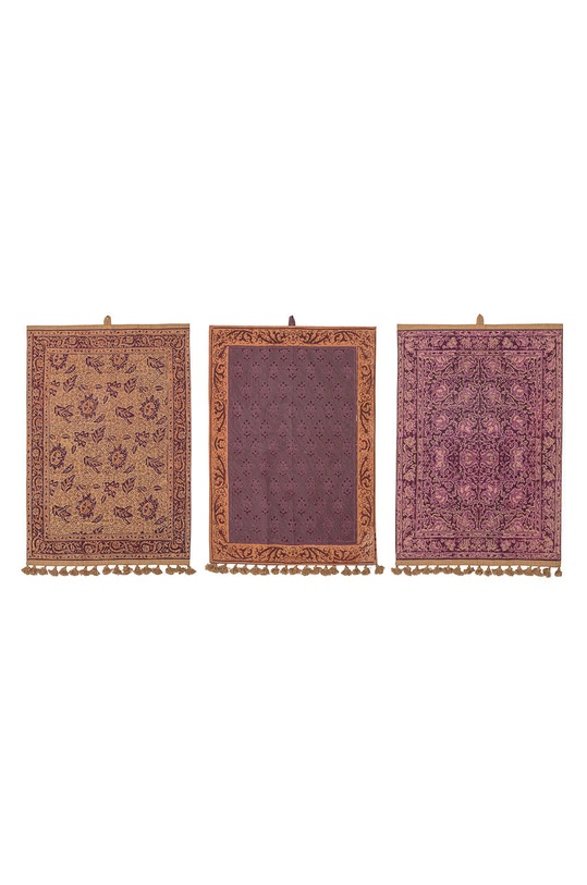 Bloomingville ręcznik bawełniany (3-pack) brązowy 82052976