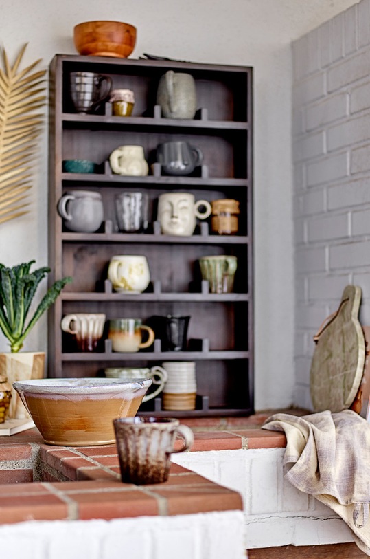 Bloomingville kubek 82055164 brązowy