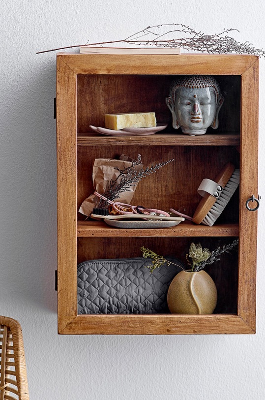 Bloomingville szczotka do masażu na sucho 82047927 brązowy AA00