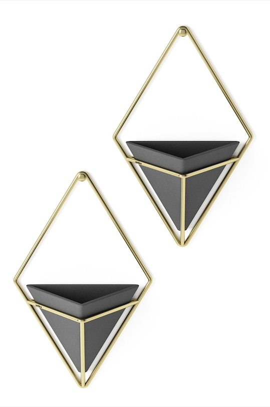 Umbra zestaw doniczek ściennych (2-pack) czarny 470753.1137