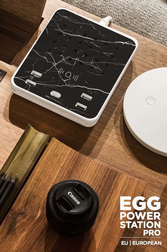 Lifestyle EGG Electronics stacja ładująca z ładowaniem indukcyjnym PowerStation PRO IT20EQC02.109 czarny