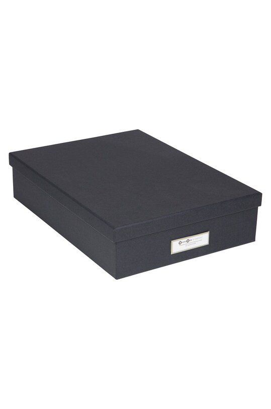 Bigso Box of Sweden pudełko do przechowywania Oskar szary 945145641