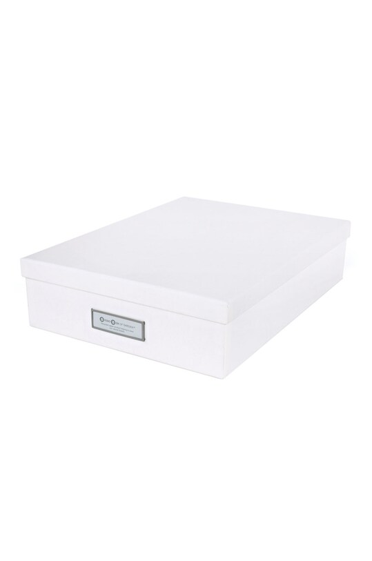 Вітальня та спальня Bigso Box of Sweden Коробка для зберігання Oskar 945145541 білий