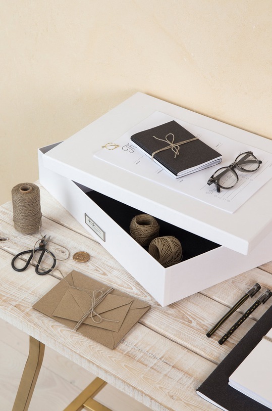 Bigso Box of Sweden - κουτί αποθήκευσης Sverker 934145541 λευκό