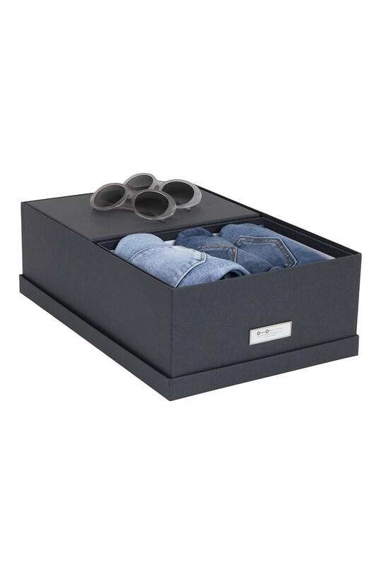 Bigso Box of Sweden - set de cutii de depozitare Inge (3-pack) gri 811345641