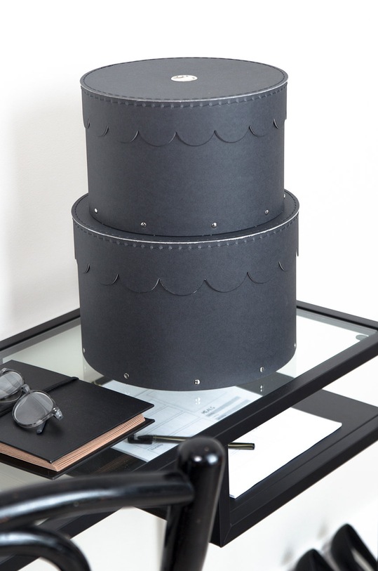 Bigso Box of Sweden Набір коробок для зберігання Wilma (2-pack) сірий 988245607