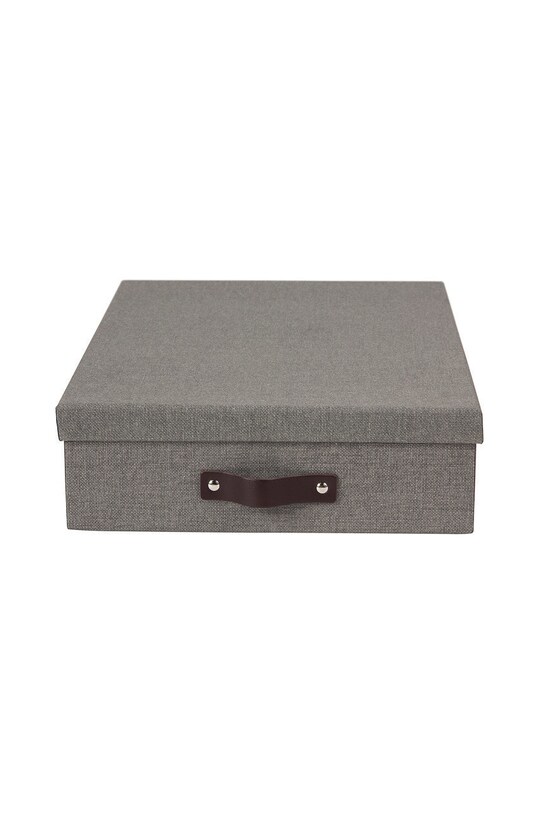 Bigso Box of Sweden ящик для хранения Oskar 9451C6449LEA648 серый AA00