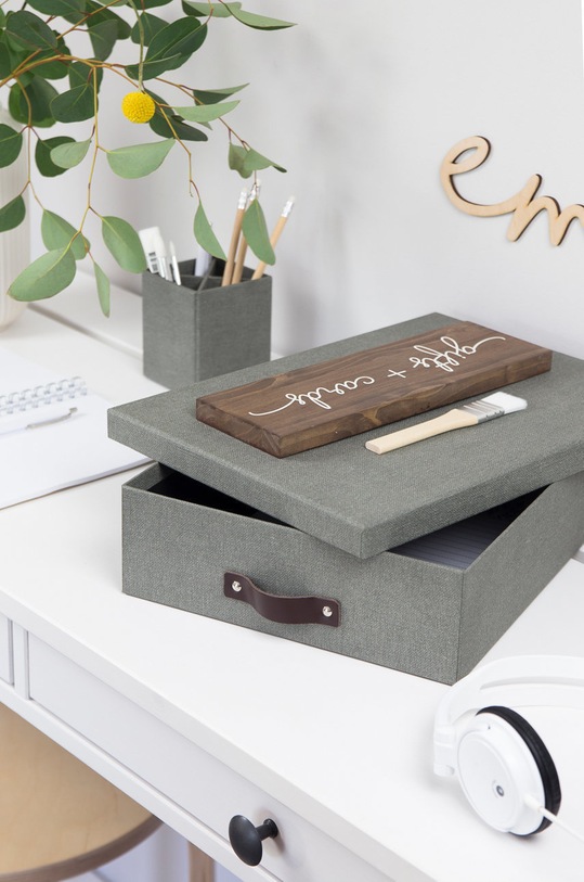 Bigso Box of Sweden Úložný box Oskar 9451C6449LEA648