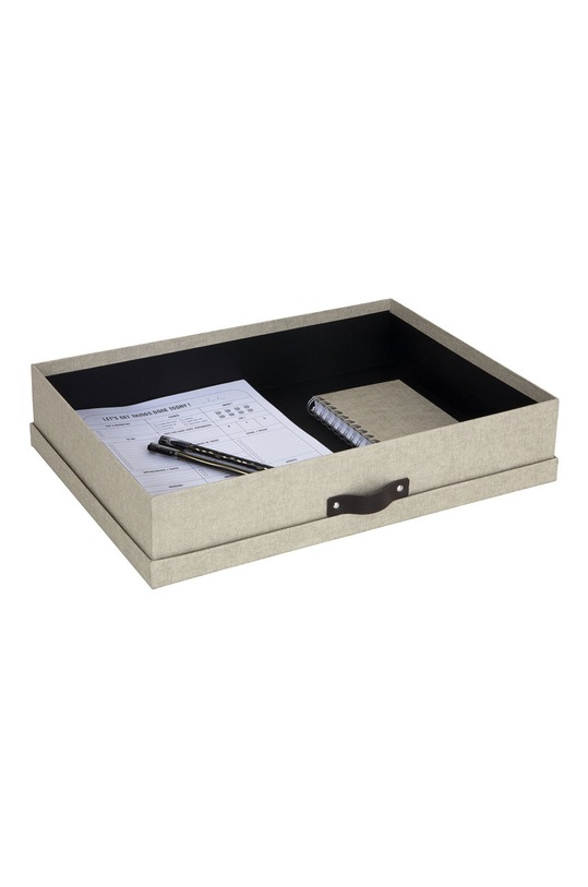 Bigso Box of Sweden Коробка для зберігання Sverker бежевий 9341C5549LEA648