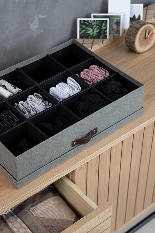 Bigso Box of Sweden organizer Jakob 6341C6478LEA648 szary