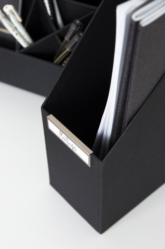 Вітальня та спальня Bigso Box of Sweden набір горизонтальних етикеток (4-pack) 0958SATX4 сірий