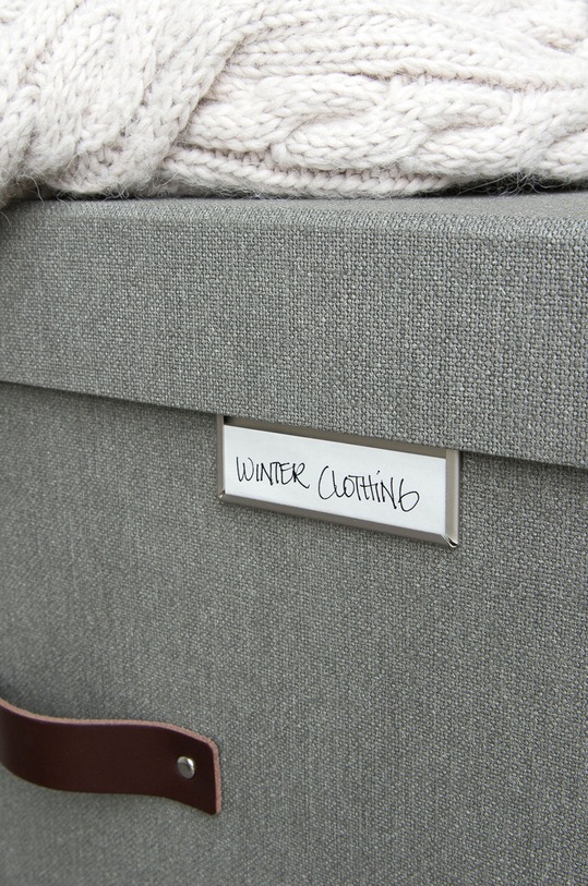 Bigso Box of Sweden набір етикеток (4-pack) сірий 0955SATX4