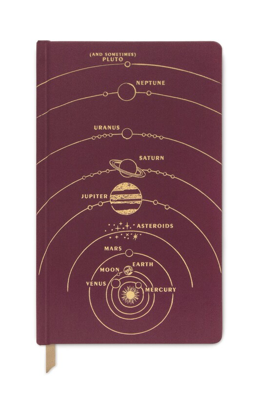 Designworks Ink - Блокнот Solar System бордо JB85.2051EU