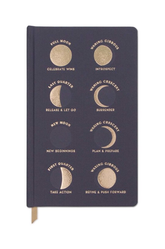 Designworks Ink Блокнот Moon Phases чорний JB85.2050EU