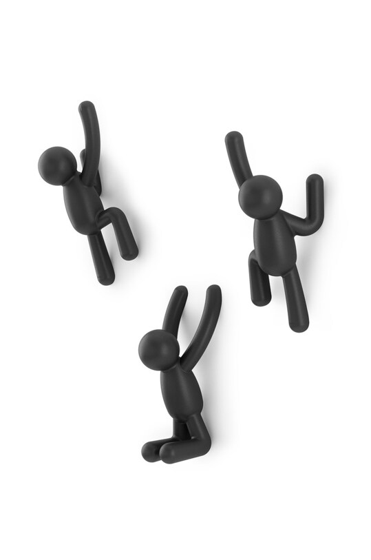 Umbra zestaw wieszaków ściennych (3-pack) 318165.040 czarny AA00
