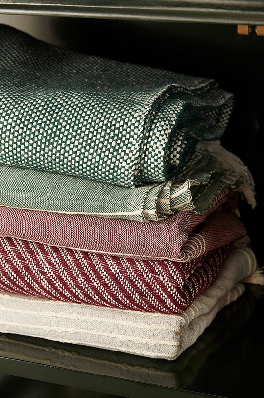 Hübsch Pléd 390601 zelená AA00