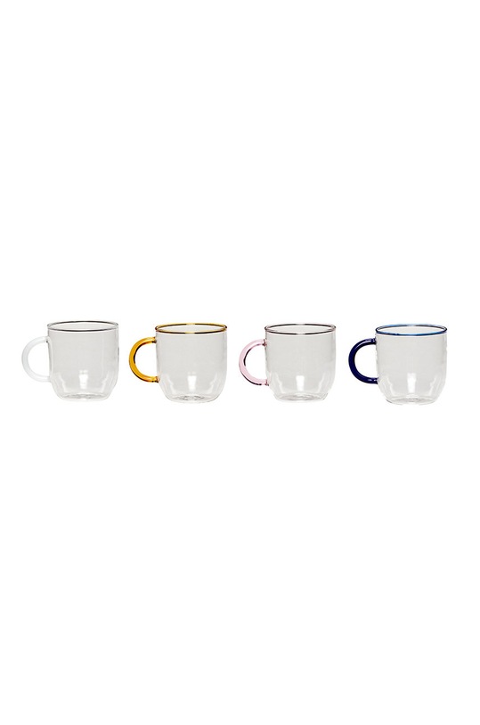 Hübsch zestaw kubków (4-pack) multicolor 660915