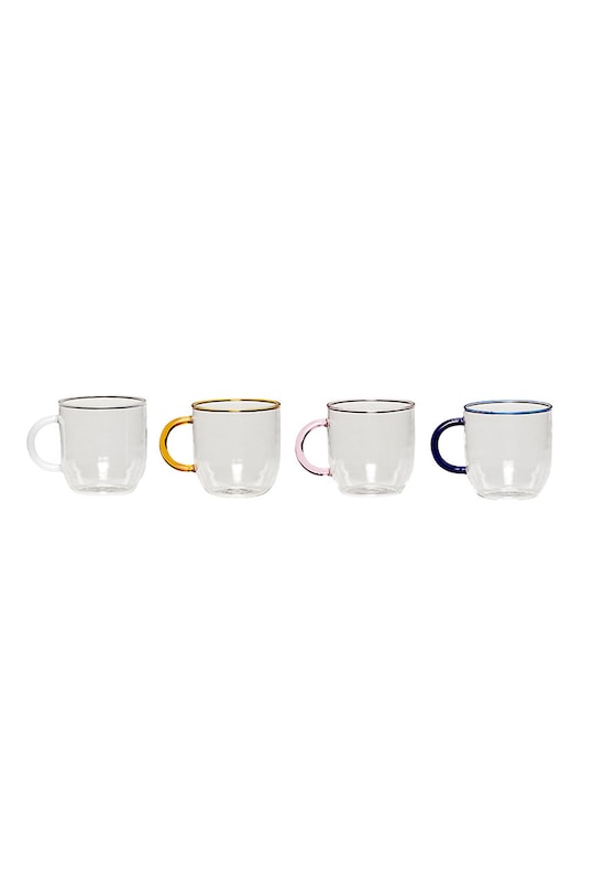 Hübsch Set cani (4-pack) multicolor 660915