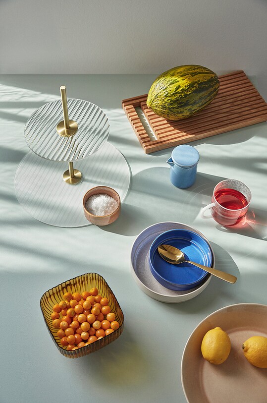 Hübsch Etažérka 991214 žltá AA00