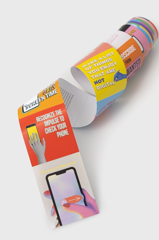 DOIY Set de sticky notes 30 Day Digital Detox Challenge AM30CHBODIE multicolor AA00