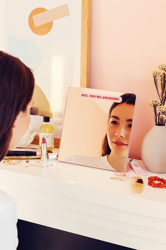 DOIY lustro DYSELFLOV biały AA00