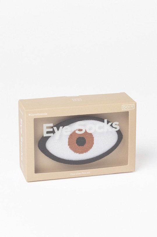 DOIY skarpetki Eye Socks brązowy DYEYESOBR