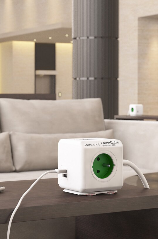 Lifestyle PowerCube Splitter modular PowerCube Extended USB 1,5 2402GN/FREUPC verde