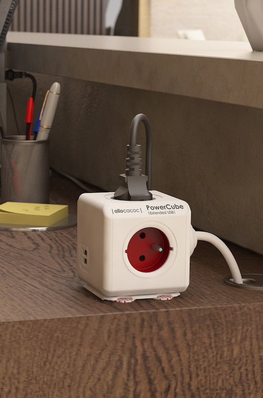 PowerCube Modulární rozbočka PowerCube Extended USB 1,5 2402RD/FREUPC červená