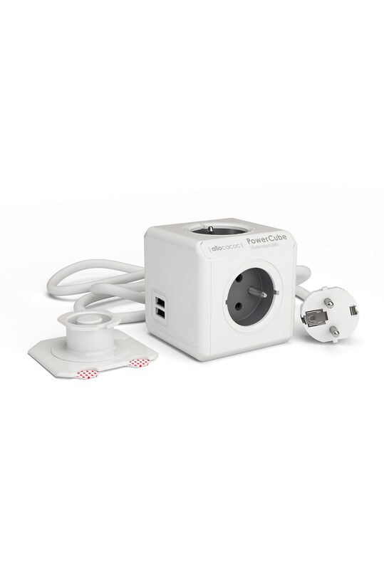 PowerCube Splitter modular PowerCube Extended USB 3,0 gri 2404/FREUPC