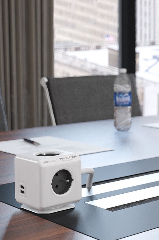 PowerCube rozgałęźnik modułowy PowerCube Extended USB 3,0 szary 2404/FREUPC