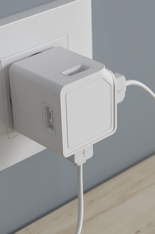 PowerCube rozgałęźnik modułowy USBcube Original biały 10465WT/EUOUMC