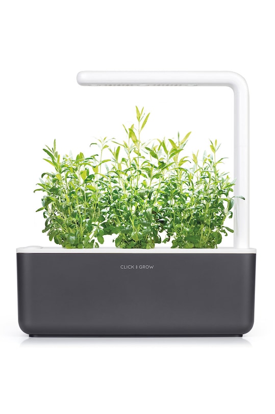 Salon i sypialnia Click & Grow autonomiczny ogródek domowy Smart Garden 3 SG3GY szary