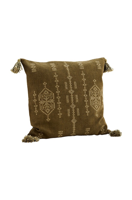 Madam Stoltz Obliečka na vankúš zelená JMS19.117