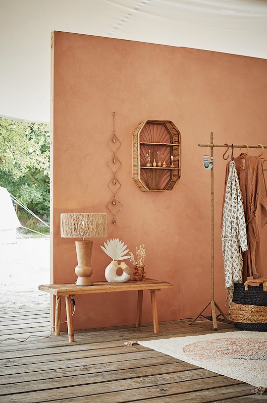 Salon i sypialnia Madam Stoltz wazon dekoracyjny MN01 brązowy