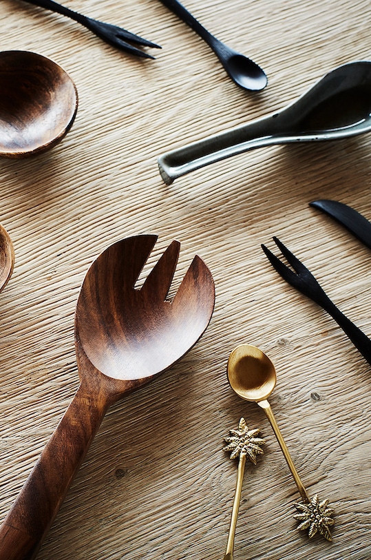 Madam Stoltz Čajová lžička žlutá MSD2018A.19