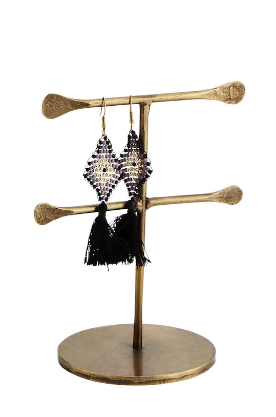 Madam Stoltz Стенд для бижутерии жёлтый MSD2019S.29