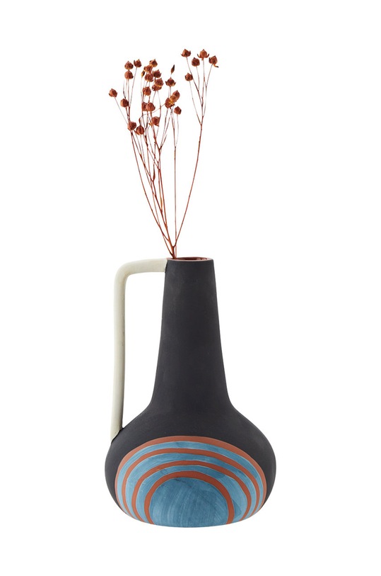Madam Stoltz wazon dekoracyjny YT20G568 czarny AA00