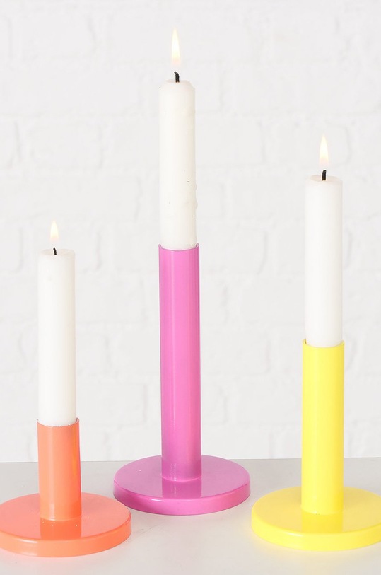 Boltze zestaw świeczników Malko (3-pack) multicolor 2026234