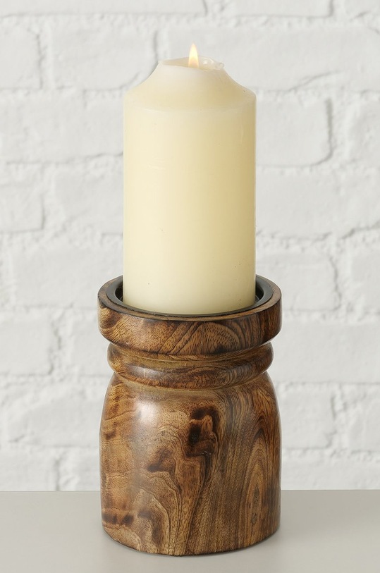 Boltze świecznik dekoracyjny Ilopa 2025582 brązowy