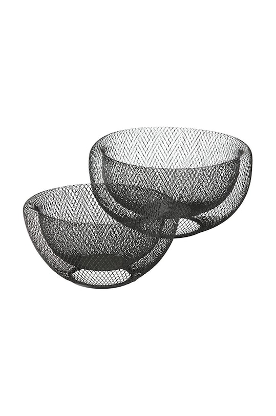 Boltze Набір декоративних блюд Seoul (2-pack) чорний 4053300