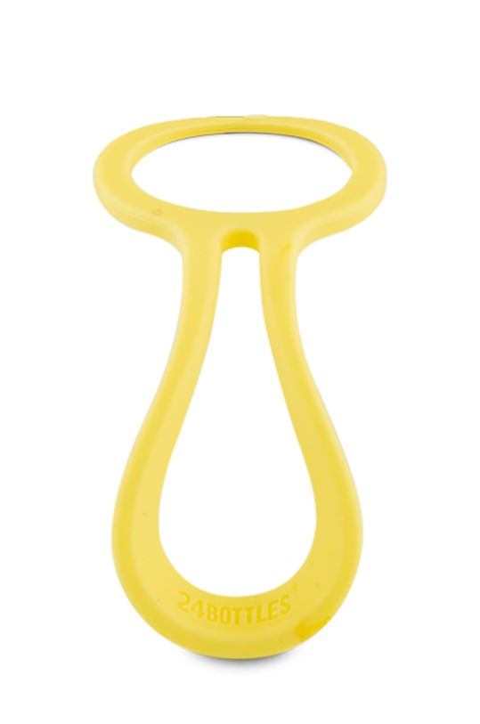 24bottles κρεμάστρα μπουκαλιών κίτρινο Bottle.Tie.Light.Yellow